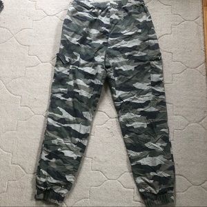 H&M Camo Cargo Joggers